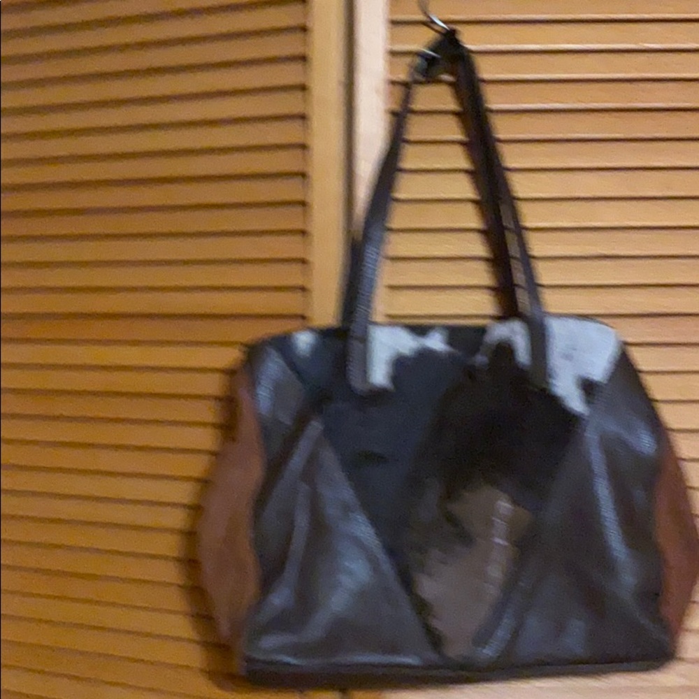 Sondra Roberts Nice shearling hobo bag